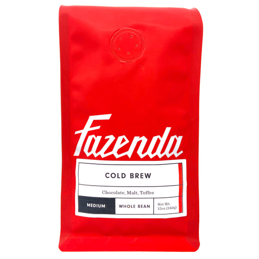 Fazenda Cold Brew Blend Medium Roast Coffee - Front Picture