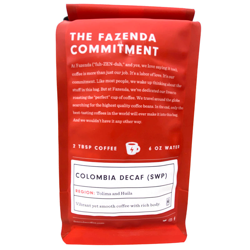 Colombia Decaf Coffee (Sugar Cane Process) – Fazenda Coffee Roasters