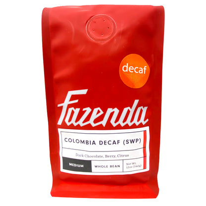 Colombia Decaf Medium Roast Coffee - Front Picture